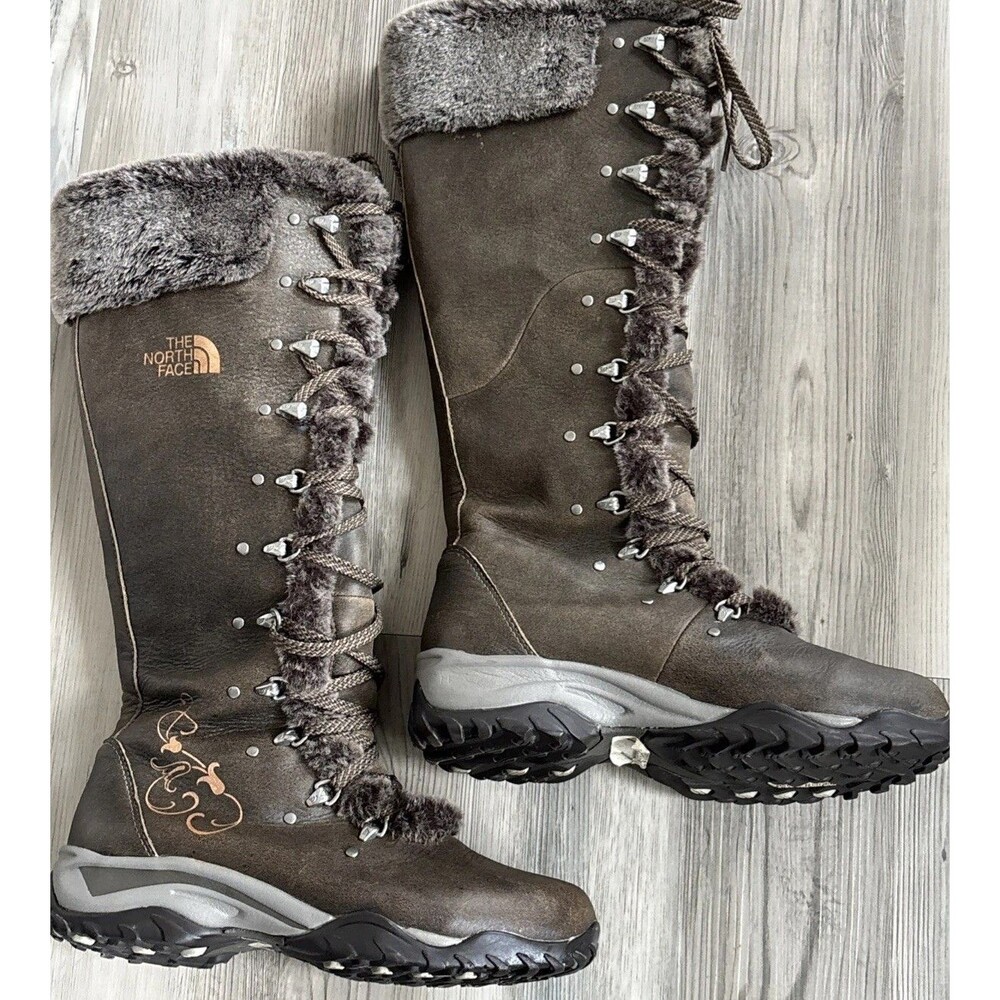 The North Face Adrianne High Boot Waterproof Leather Size 6.5